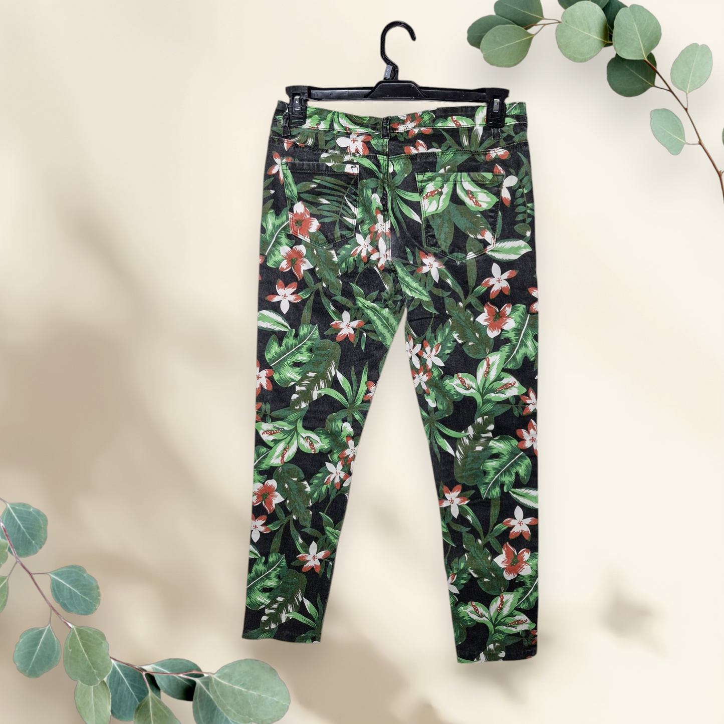 Pantalon fleuri vintage