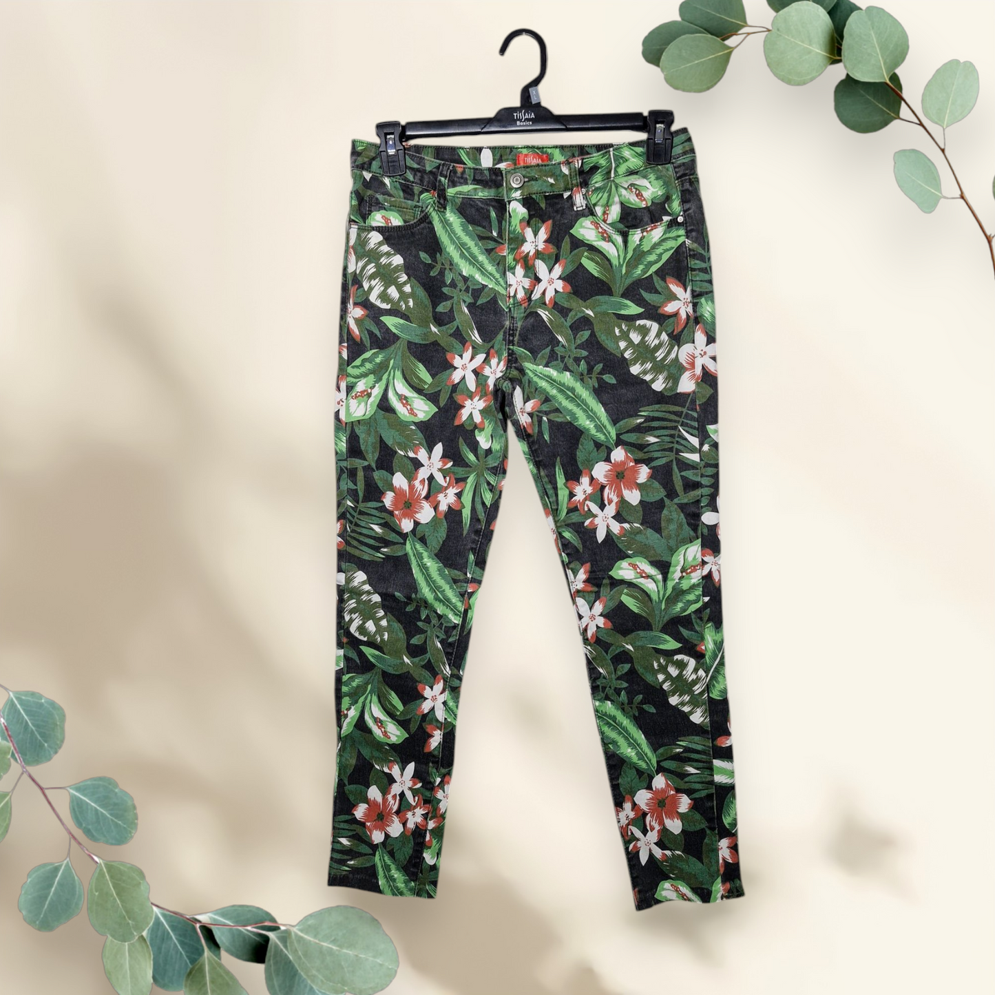 Pantalon fleuri vintage
